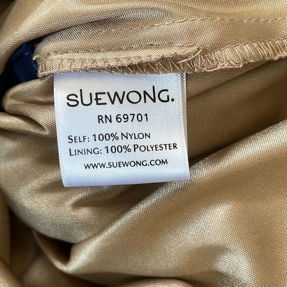 Sue Wong Beaded Sequin Flapper Mini Dress Blue 10 - Picture 5 of 7